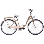 Mestský bicykel 28 Fuzlu Nevada S-1 Zlato-krémový Matný